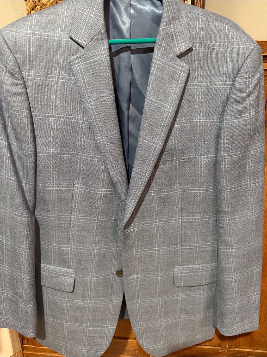 Pronto Uomo Blue Windowpane Sport Coat